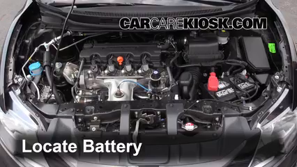 2015 Honda Civic LX 1.8L 4 Cyl. Coupe Battery Replace